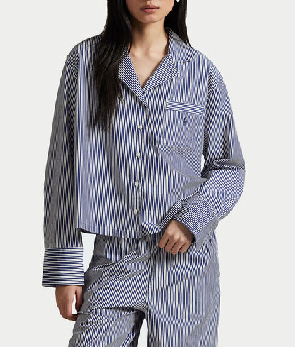 Woven Stripe Pajama Set