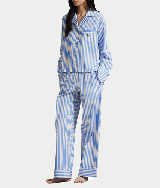 Woven Stripe Pajama Set