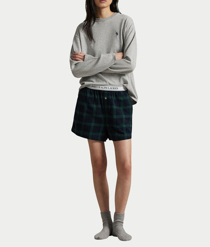 Plaid Flannel Sleep Boxer