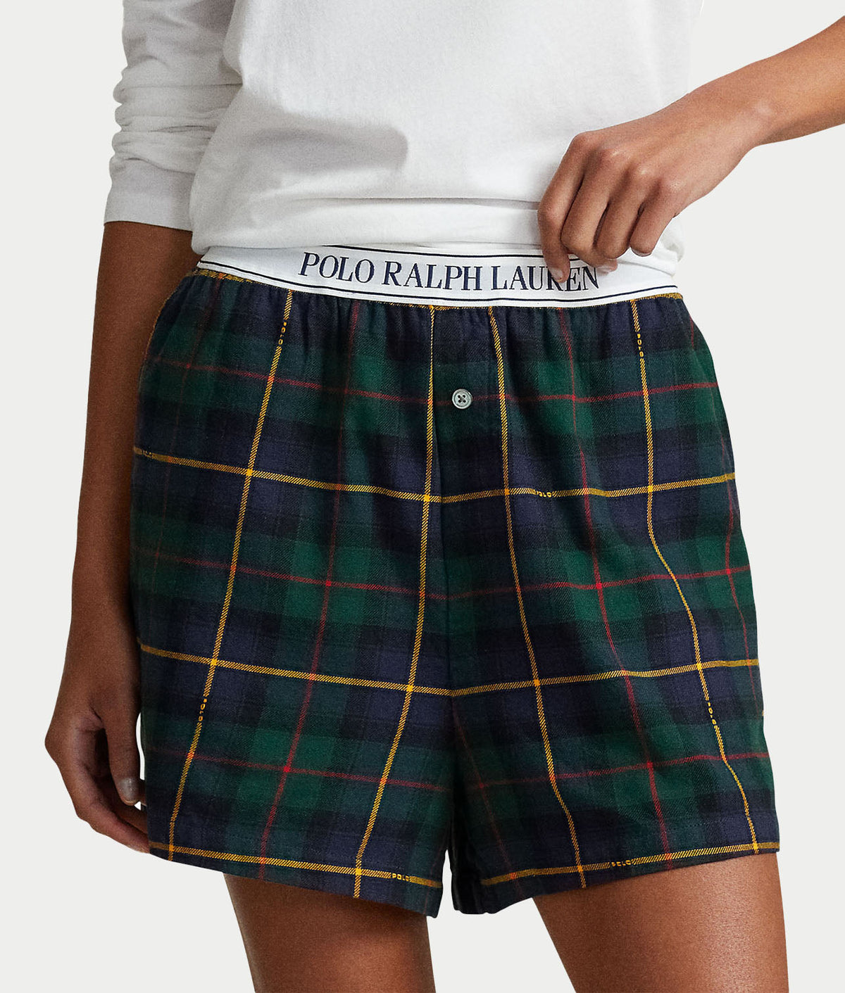 Plaid Flannel Sleep Boxer