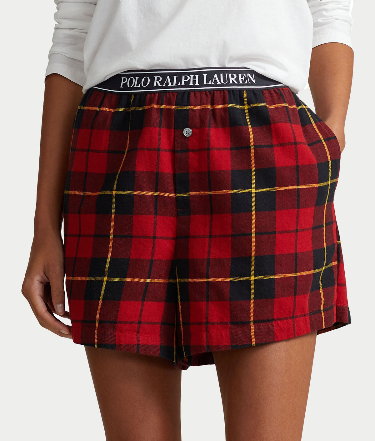 Plaid Flannel Sleep Boxer