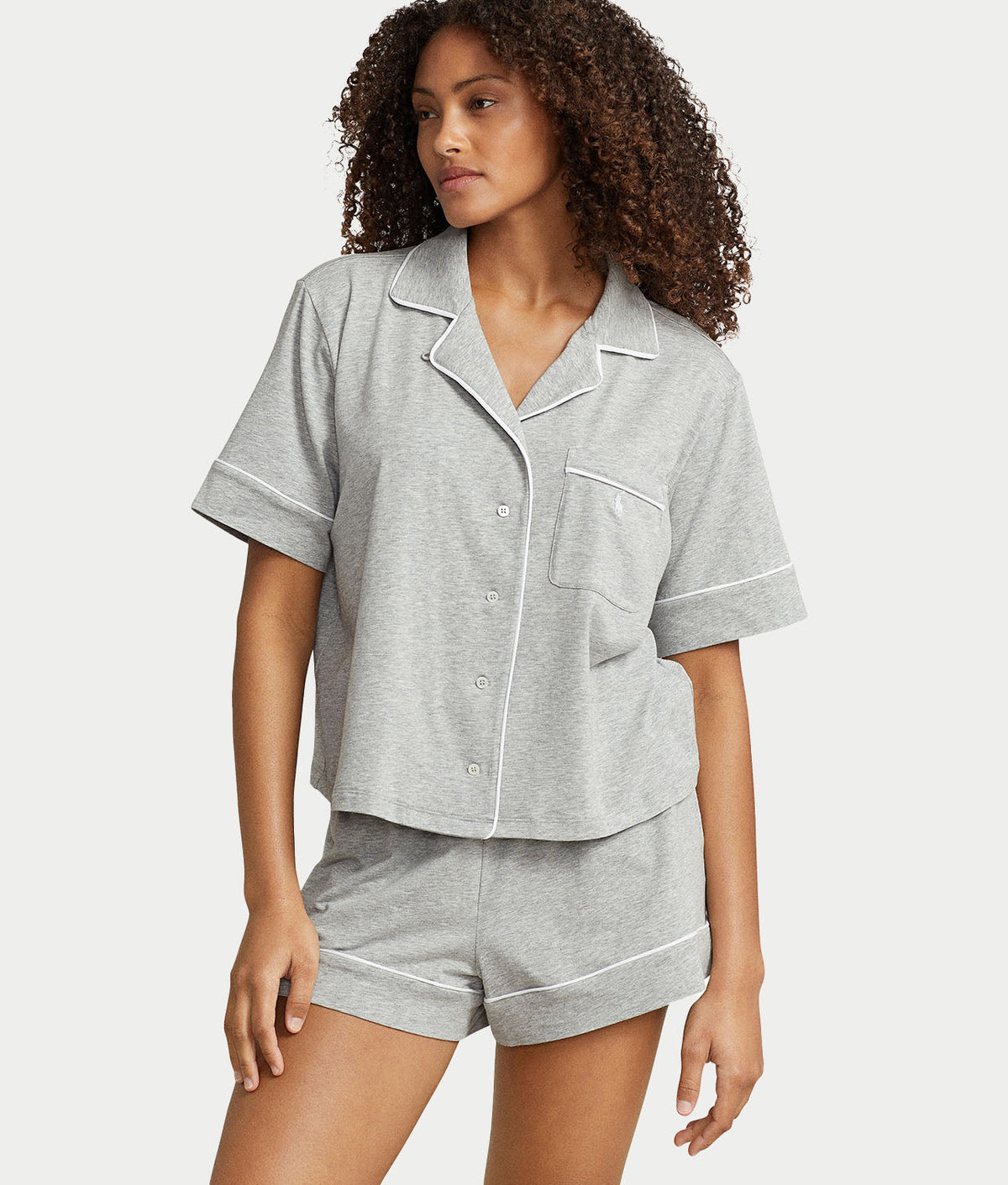The Audrey Knit Pajama Short Set