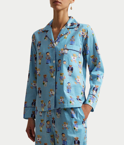 Heritage Polo Bear Woven Pajama Set