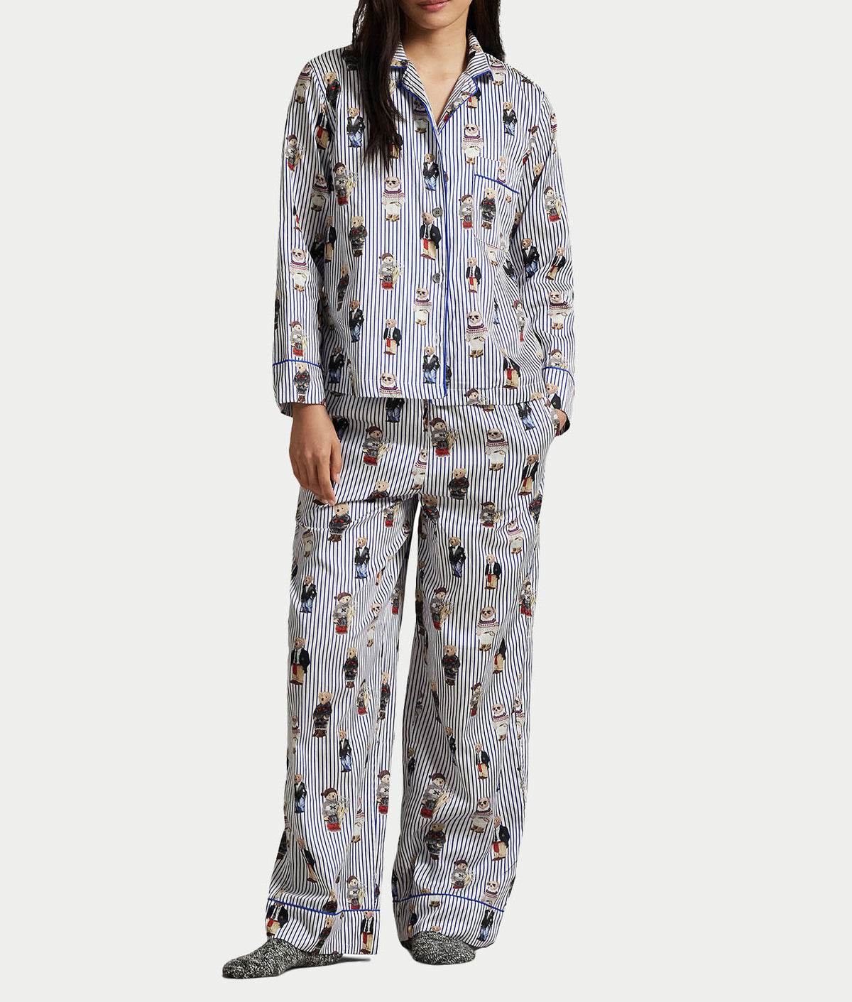 Heritage Polo Bear Woven Pajama Set
