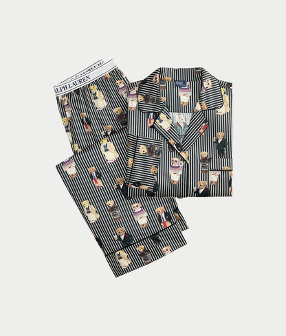 Heritage Polo Bear Woven Pajama Set