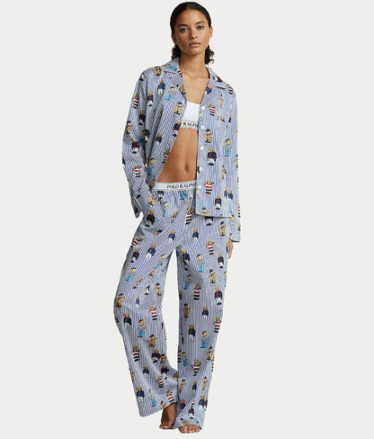 Heritage Polo Bear Woven Pajama Set
