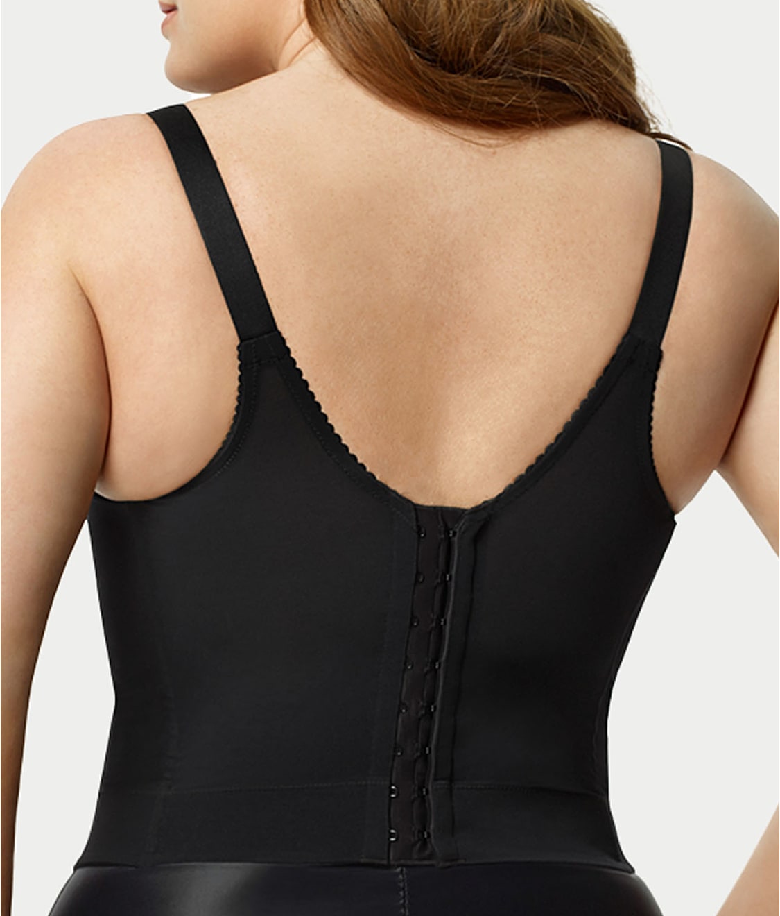 Embroidered Microfiber Longline Wire-Free Bra