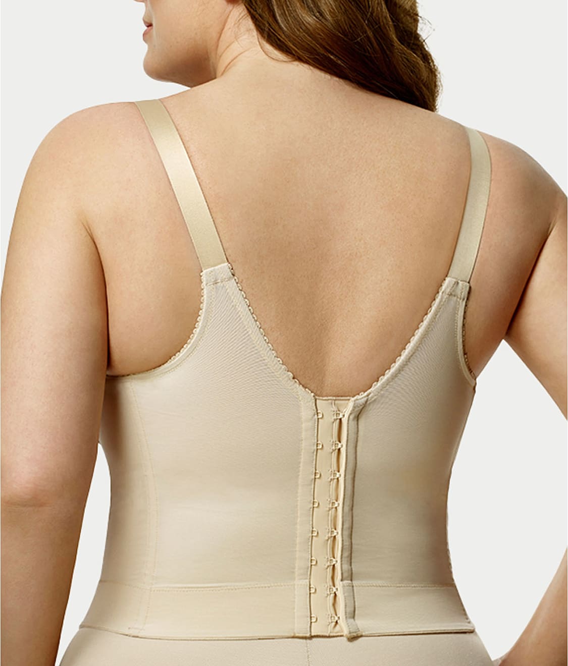 Embroidered Microfiber Longline Wire-Free Bra