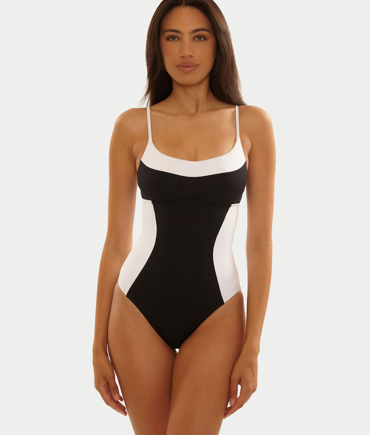 Sport Mode Square Neck One-Piece
