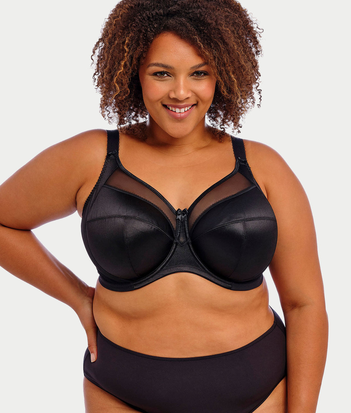 Keira Satin Side Support Bra