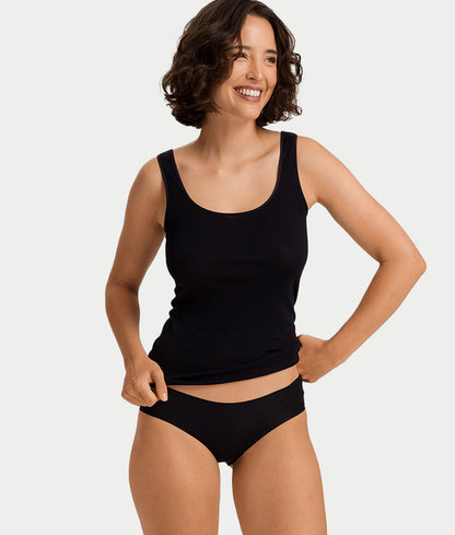 Invisible Cotton Cotton Blend High Cut Brief