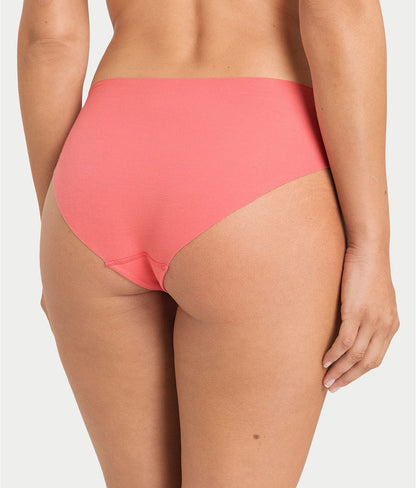 Invisible Cotton Cotton Blend High Cut Brief