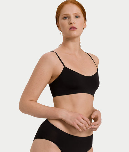 Touch Feeling Spaghetti Crop Top