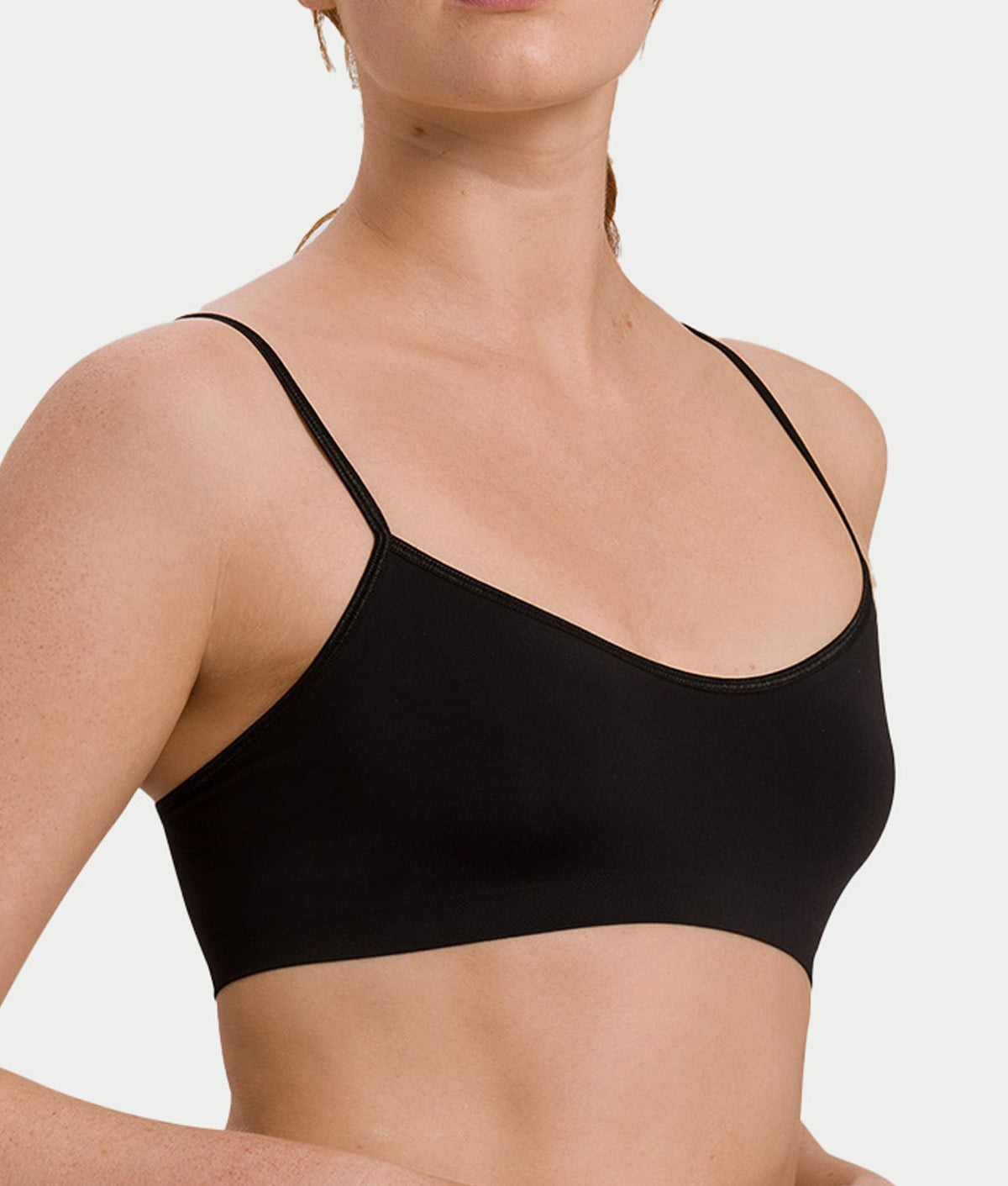 Touch Feeling Spaghetti Crop Top