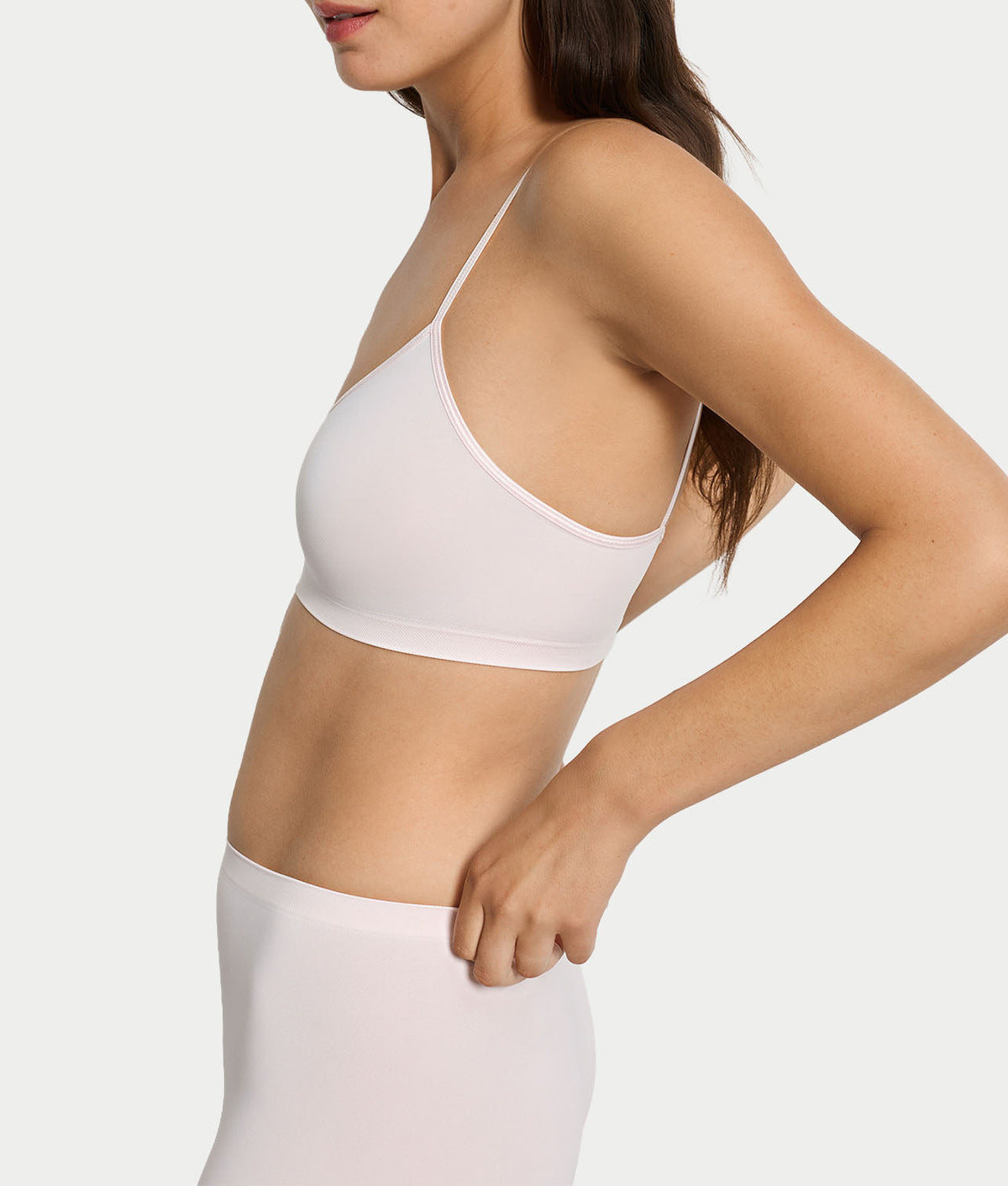 Touch Feeling Spaghetti Crop Top