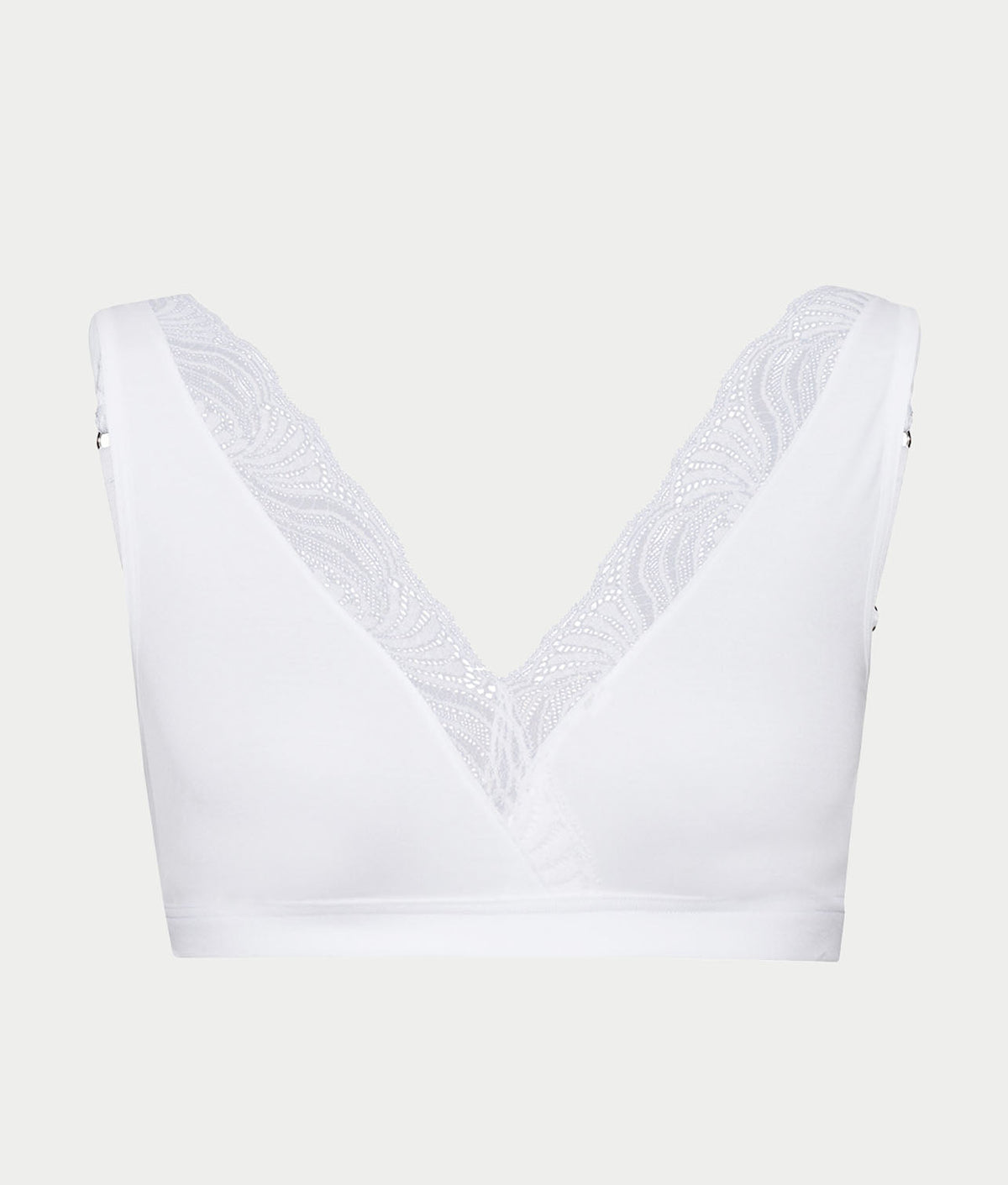 Cotton Delight Lace Trim Cotton Soft Cup Bra