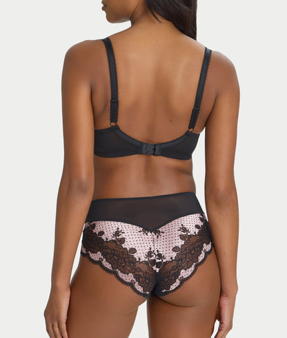 Clara Lace High-Waist Cheeky Brief