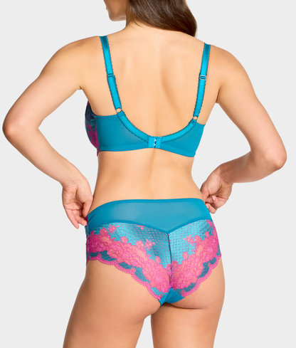 Clara Lace High-Waist Cheeky Brief