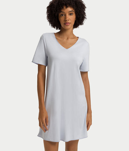 Cotton Silk V-Neck Cotton Nightgown