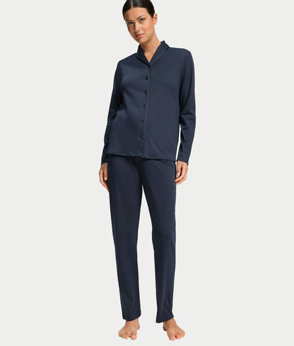 Cotton Silk Long Sleeve Pajama Set