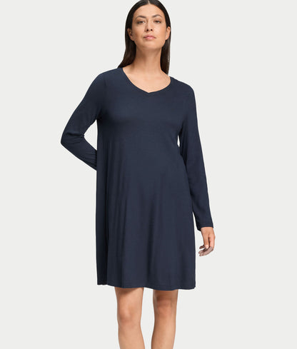 Long Sleeve Knit Nightgown