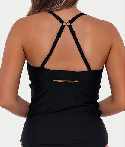 Zuri V-Wire Underwire Tankini Top