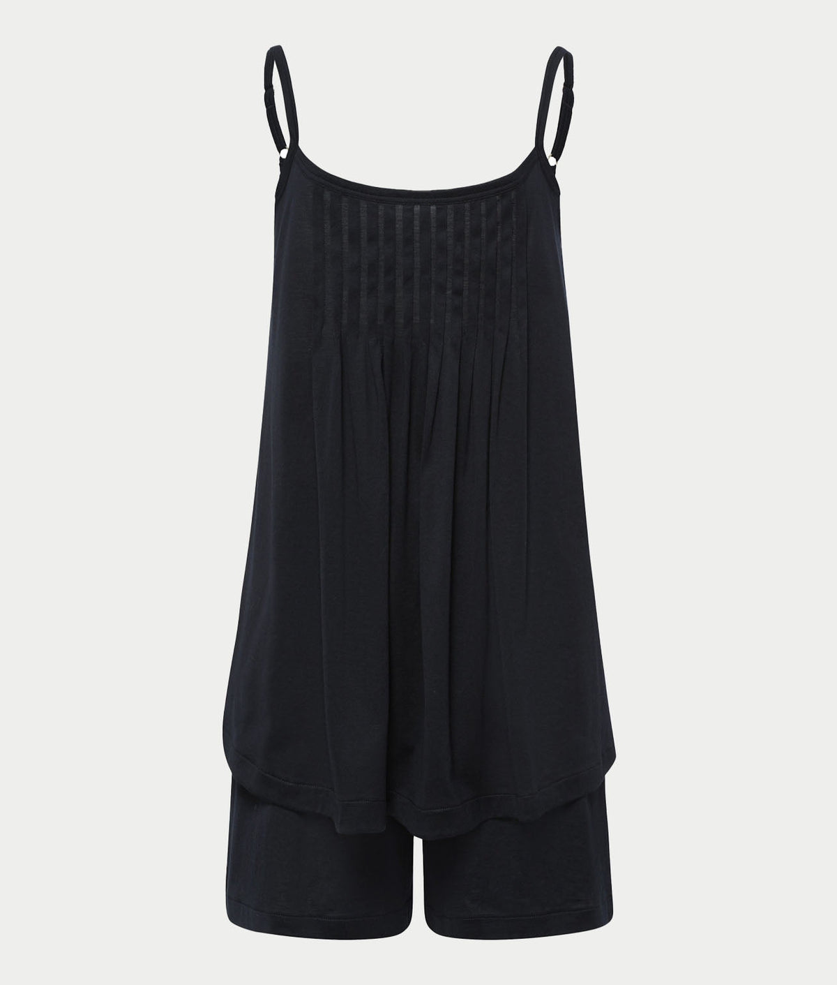 Juliet Pleated Cotton Pajama Set