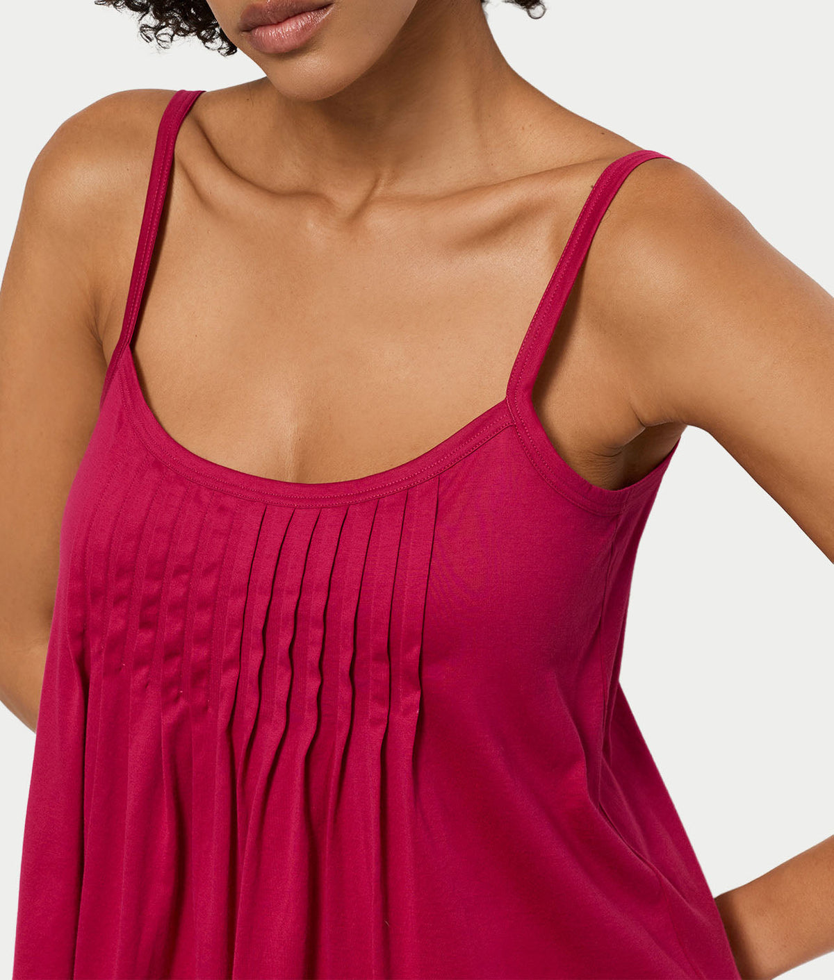 Juliet Pleated Cotton Pajama Set
