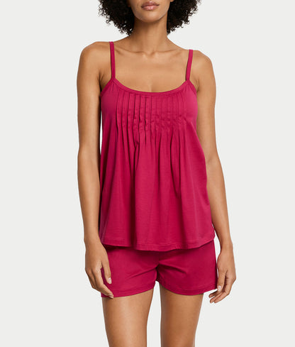 Juliet Pleated Cotton Pajama Set