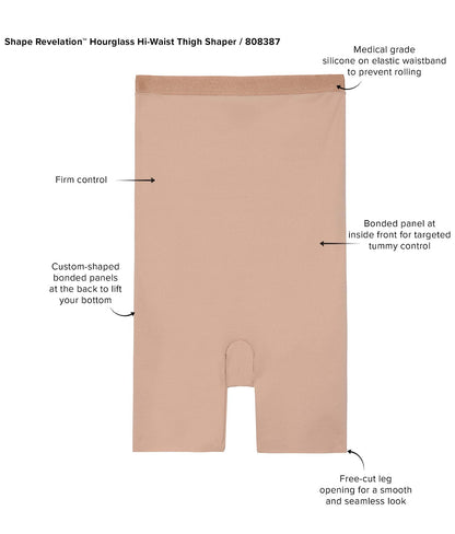 Shape Revelation Firm Control Hourglass High-Waist Thigh Shaper