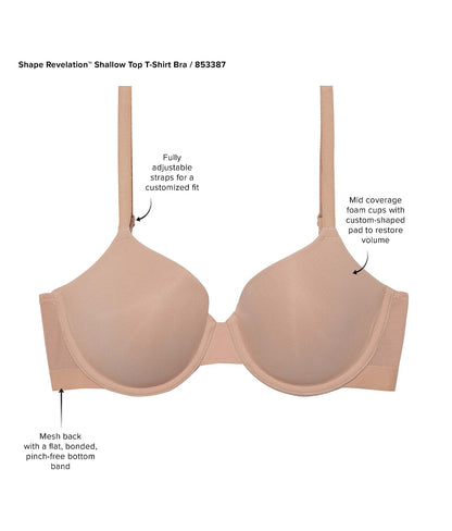 Shape Revelation Shallow Top T-Shirt Bra