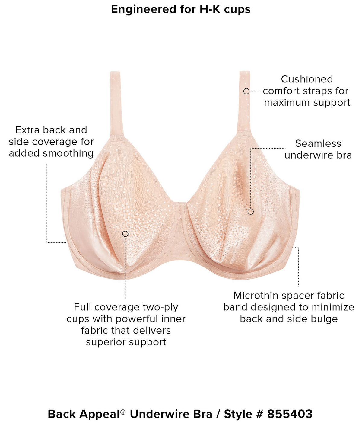 Back Appeal™ Full Figure Bra
