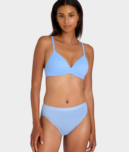 Understated Cotton Hi-Cut Brief
