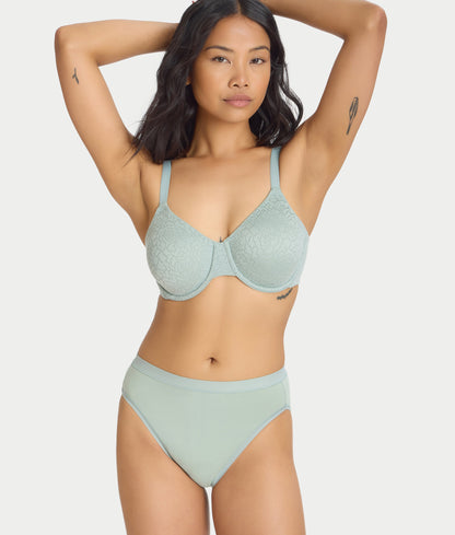 Understated Cotton Hi-Cut Brief