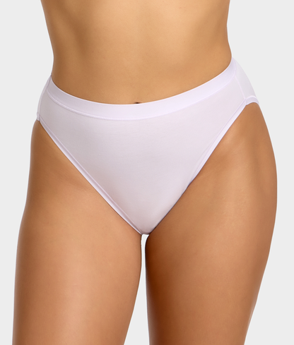 Understated Cotton Hi-Cut Brief