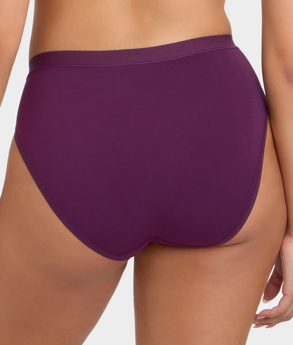 Understated Cotton Hi-Cut Brief