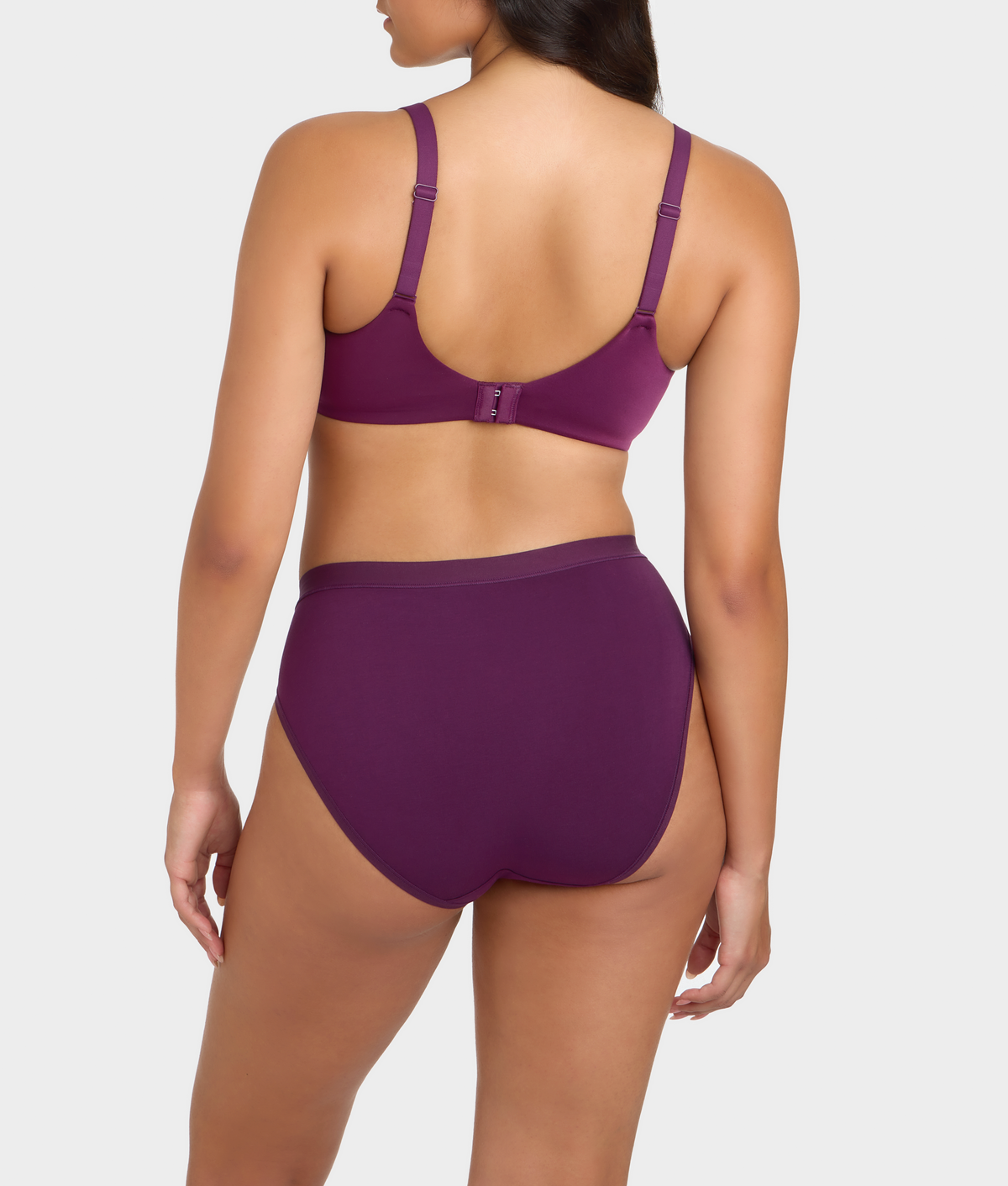 Understated Cotton Hi-Cut Brief