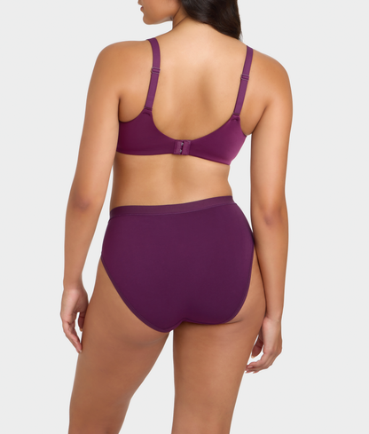 Understated Cotton Hi-Cut Brief