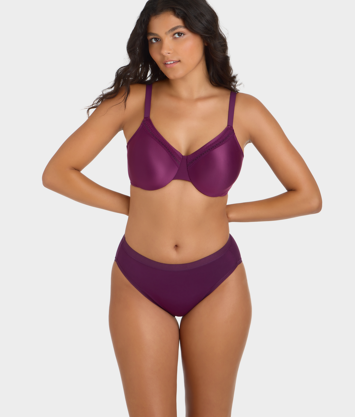 Understated Cotton Hi-Cut Brief