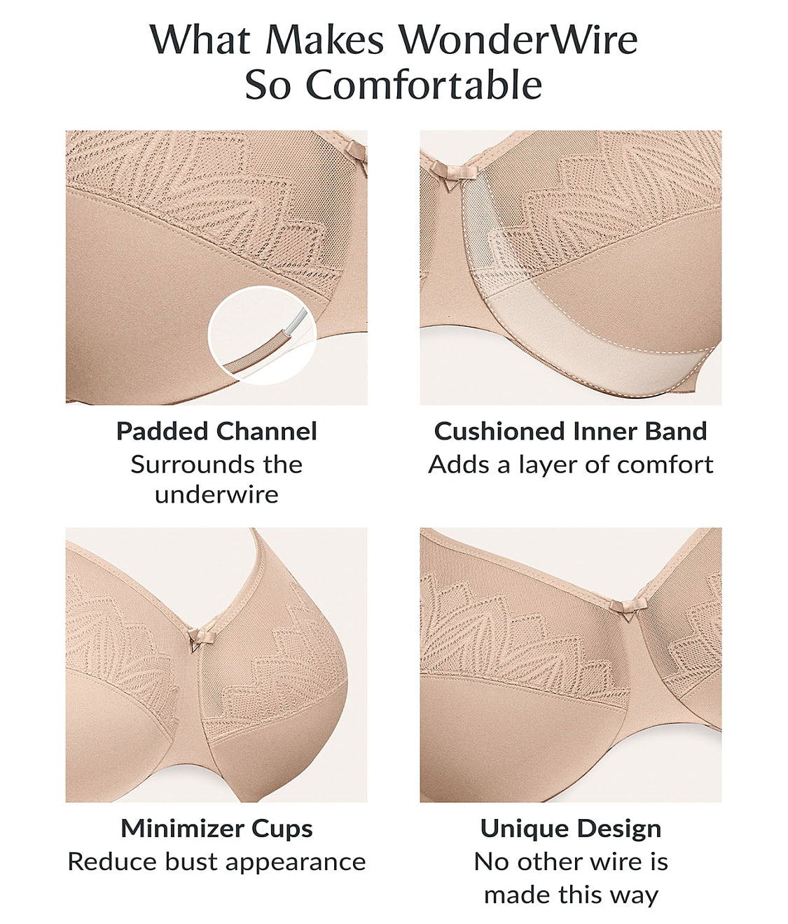 WonderWire Full Figure Minimizer Bra