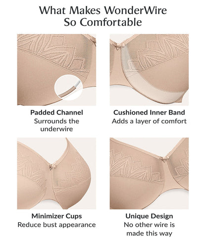 WonderWire Full Figure Minimizer Bra