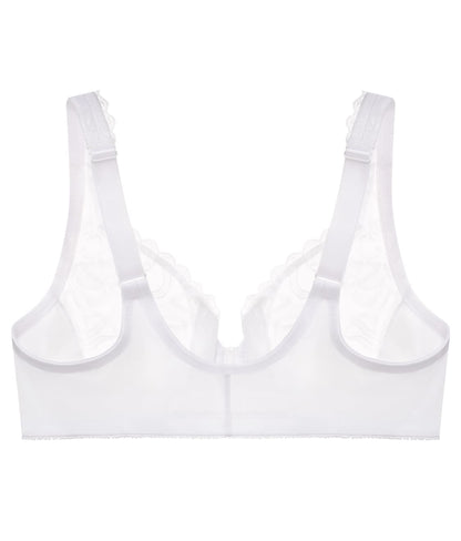 WonderWire Front-Close Stretch Lace Bra