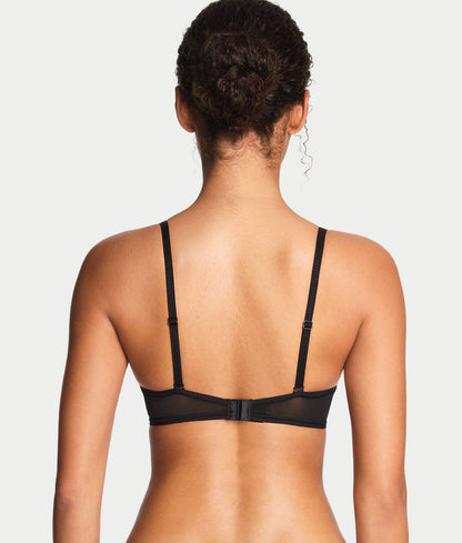 Full Transparency Plunge Spacer T-Shirt Bra