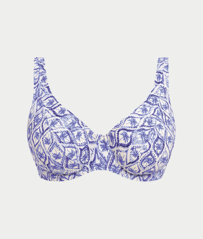 Ocean Breeze High Apex Bikini Top