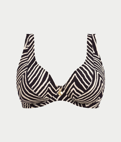 Fiji Falls High Apex Bikini Top