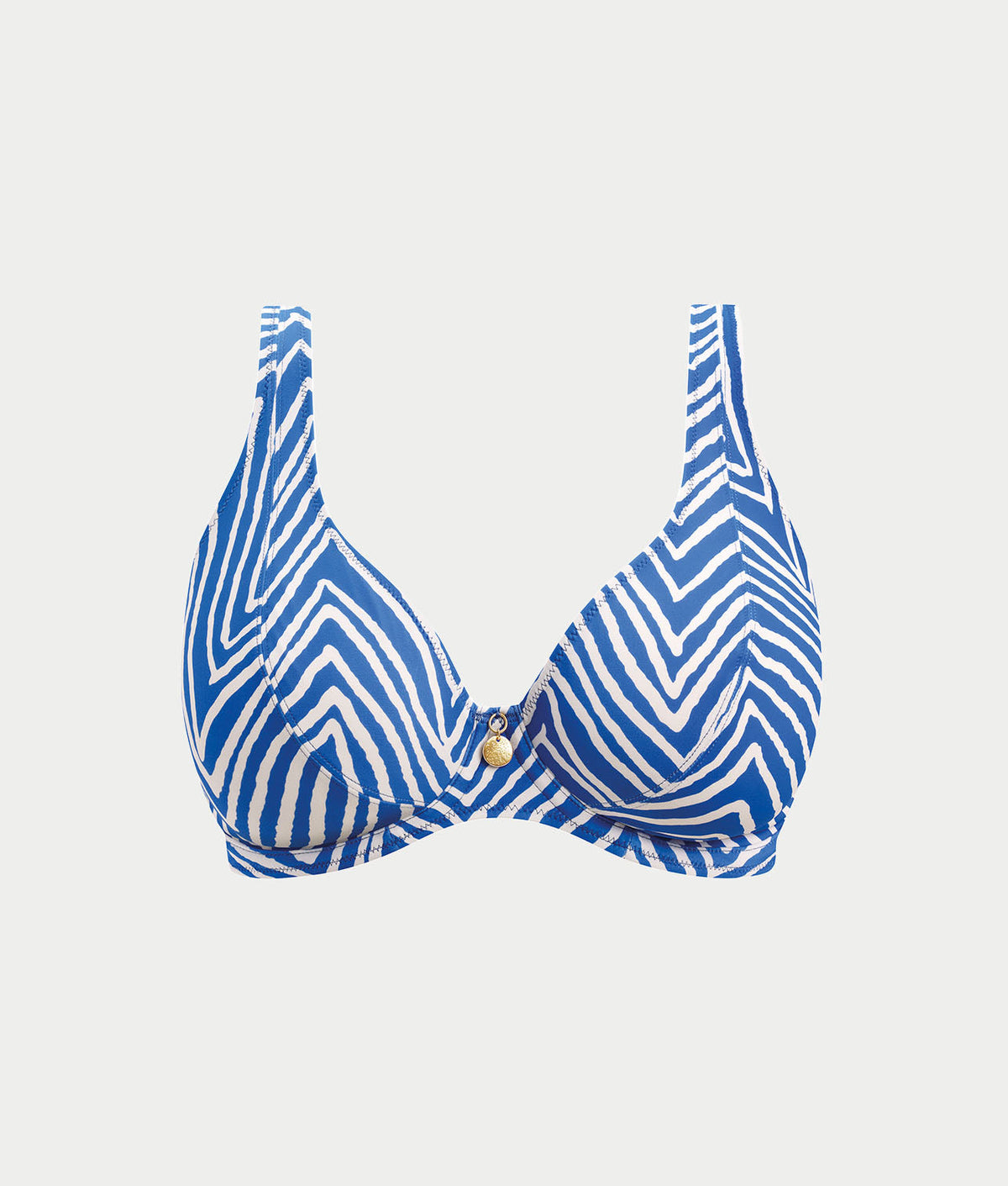 Fiji Falls High Apex Bikini Top
