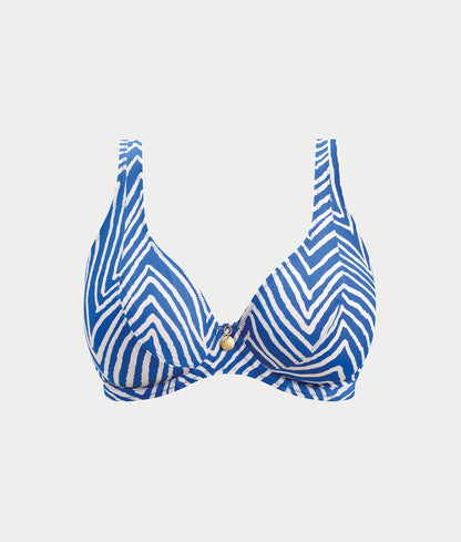 Fiji Falls High Apex Bikini Top