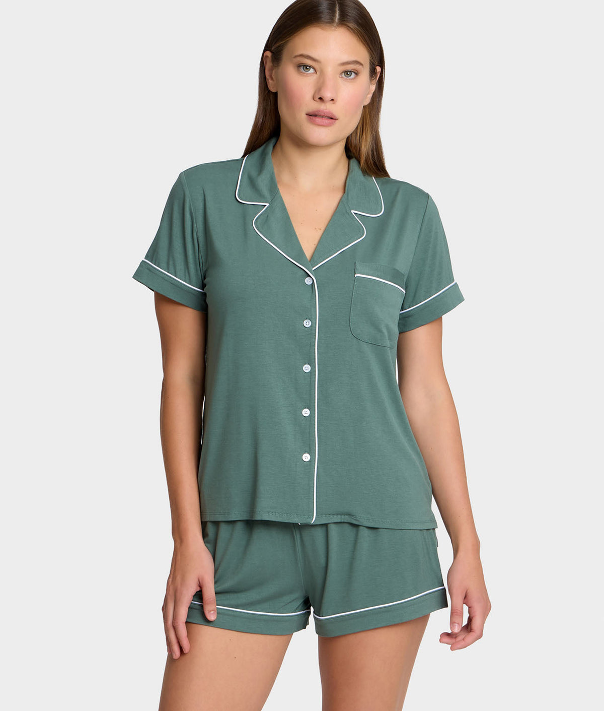 The Cooling Piped Shorts Set