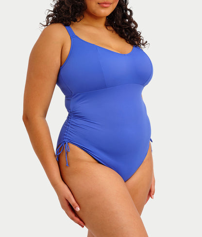 Plus Size Plain Sailing Wire-Free One-Piece Swimsuit