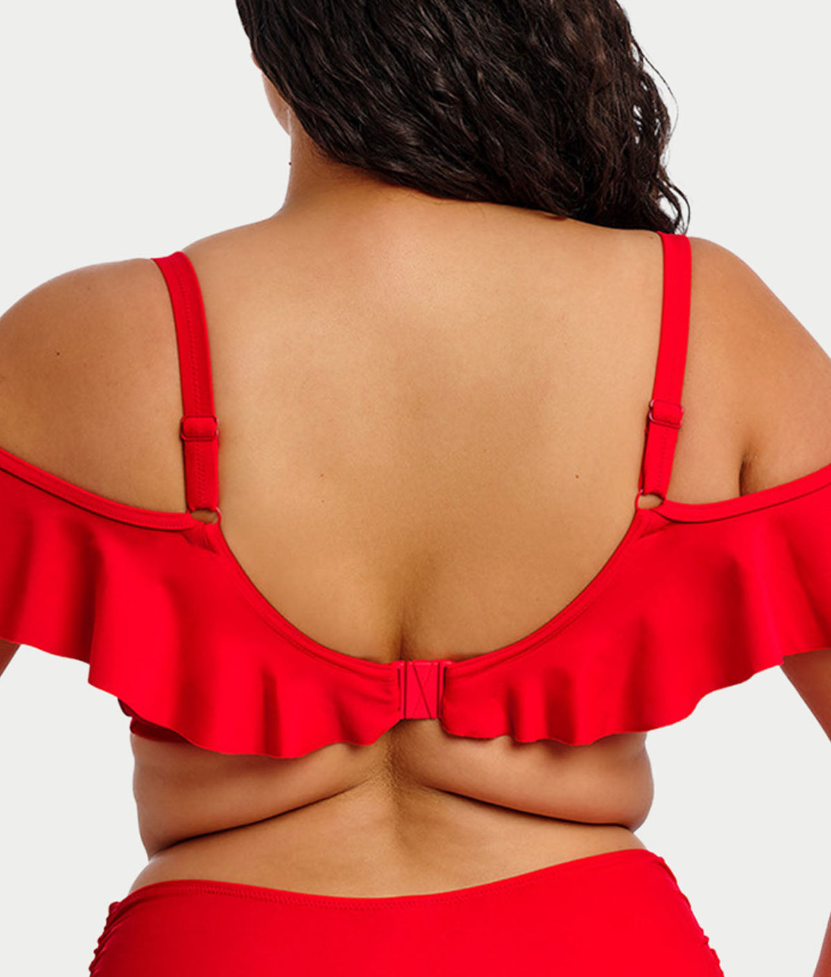 Plus Size Plain Sailing Bardot Bikini Top